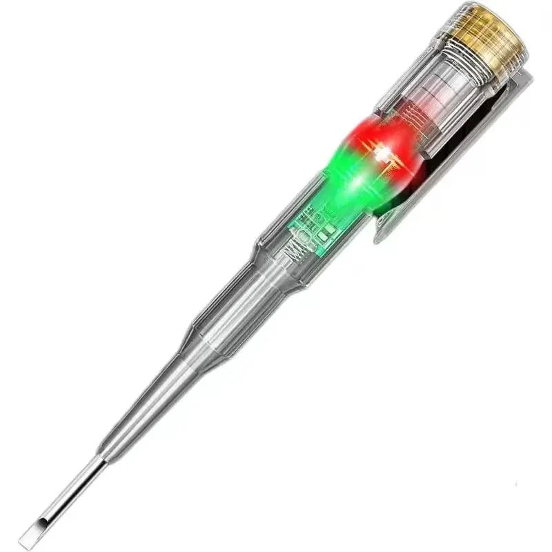 Induced Electric Tester 24-250V Electric Screwdriver Probe with Indicator Light Test Pen Sensor Voltage Tester