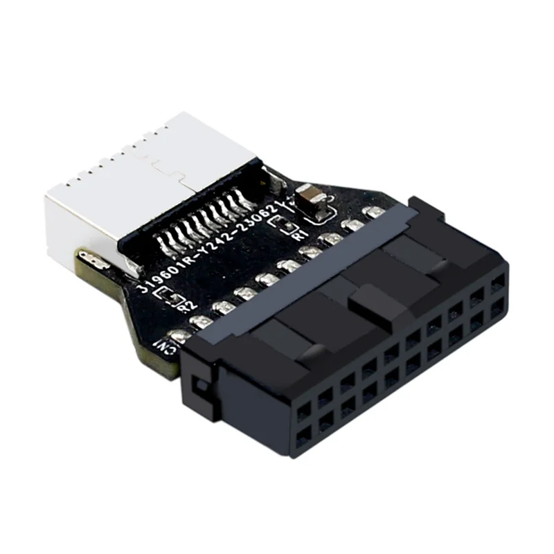 AEE7-USB 3,0 19Pin/20Pin Zu TYPE-E Konverter Adapter Chassis Front Panel TYP C Plug-In Port Für Computer Motherboard