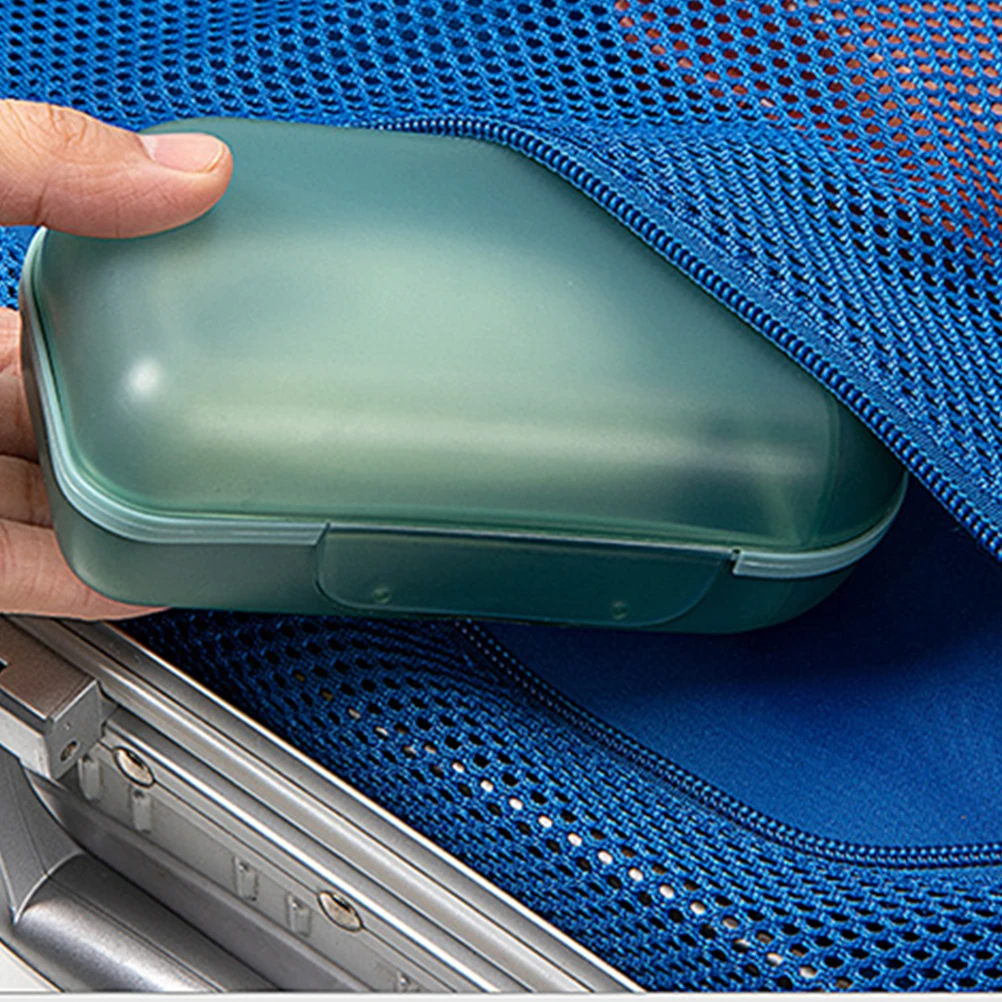 

4pcs Portable Travel Box Leak-Proof Lightweight Plastic Case For Camping Hiking Gym Outdoor Activities Compact Soap Container