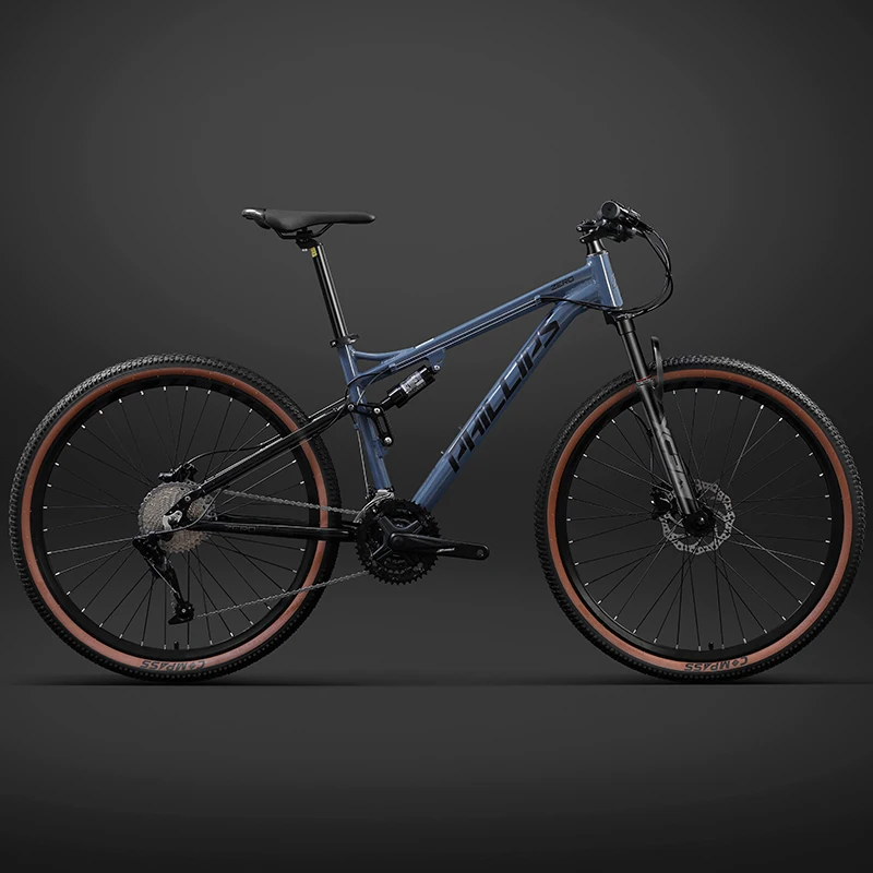 27.5 inch Soft Tail Mountain Bike 27/30/33 Speed Off-road Cross Country Dual Damping Racing MTB Aluminium Alloy Mountain Bicycle