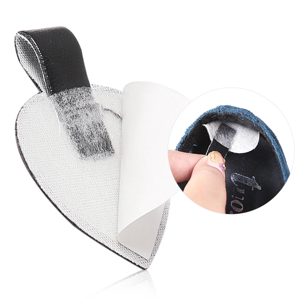2Sets High Heel Shoe Straps Black Detachable Anti-Loose Heel Pads Practical Shoe Accessories Prevent Falling Detachable