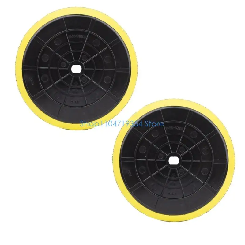 0XLD Set Of 2 Sturdy Foam Wax Pad Polishing Disc Produced For Smooth Finishing