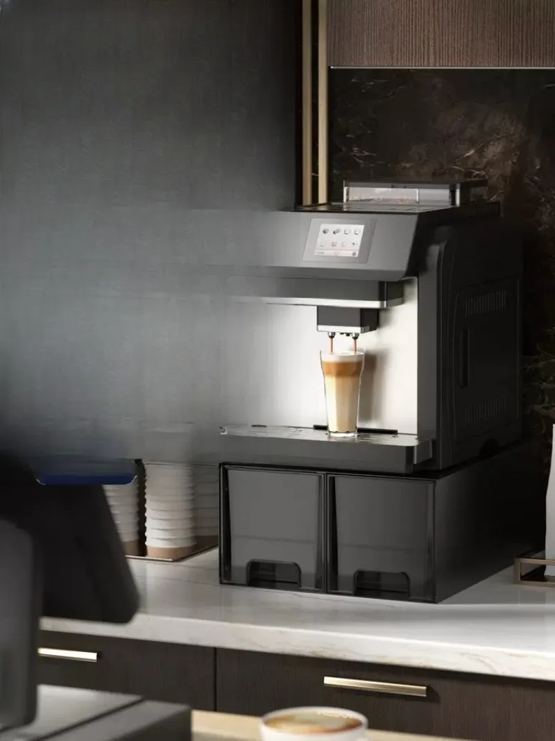 ME-817 Automatic Filling Water Coffee Machine Italian Commercial Household Mini Fresh Grind Bean Boil