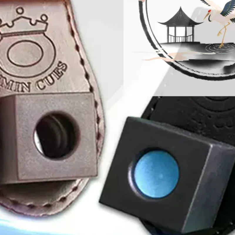 

Pool Cue Chalk Holder, Magnetic Billiard Snooker Pool Cue Chalk Holder With Belt Clip Portable Fix Cue Chalk Bag Billiards Acces