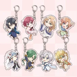 Anime Yona Of The Dawn Keychain Yona Haku Yun Kijia Jieha Zeno Shina Cartoon Figures Pendant Key Chain Ring Fans Gifts Jewelry