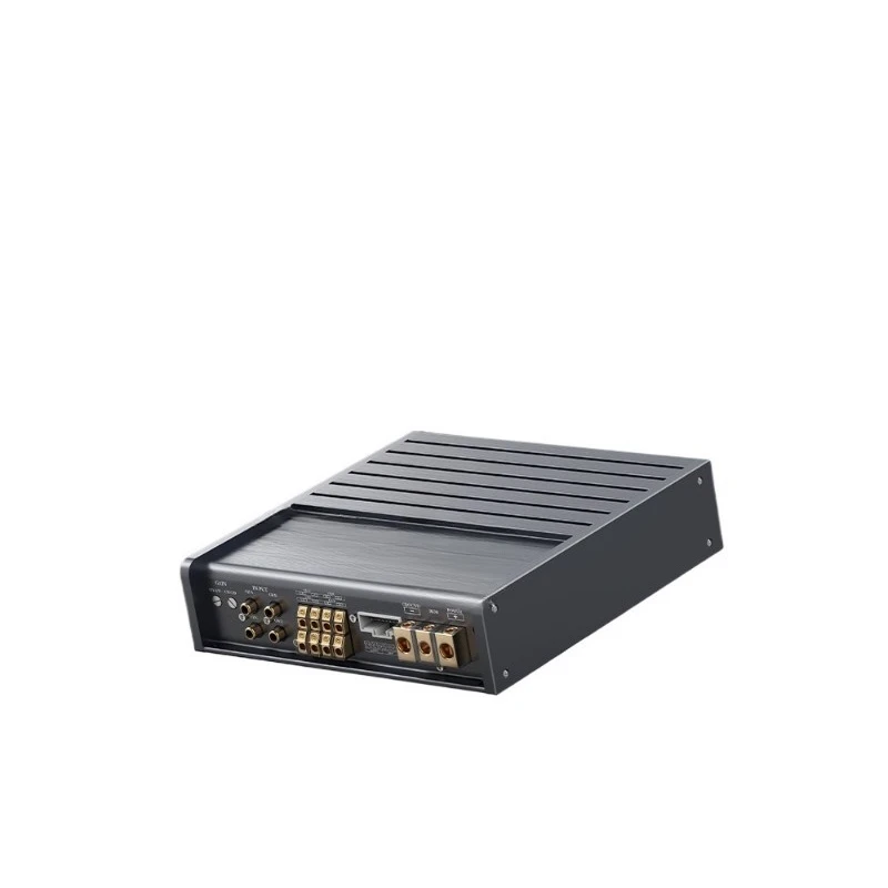 External car power amplifier, professional pure car four-way power amplifier machine 12v high-power audio modification