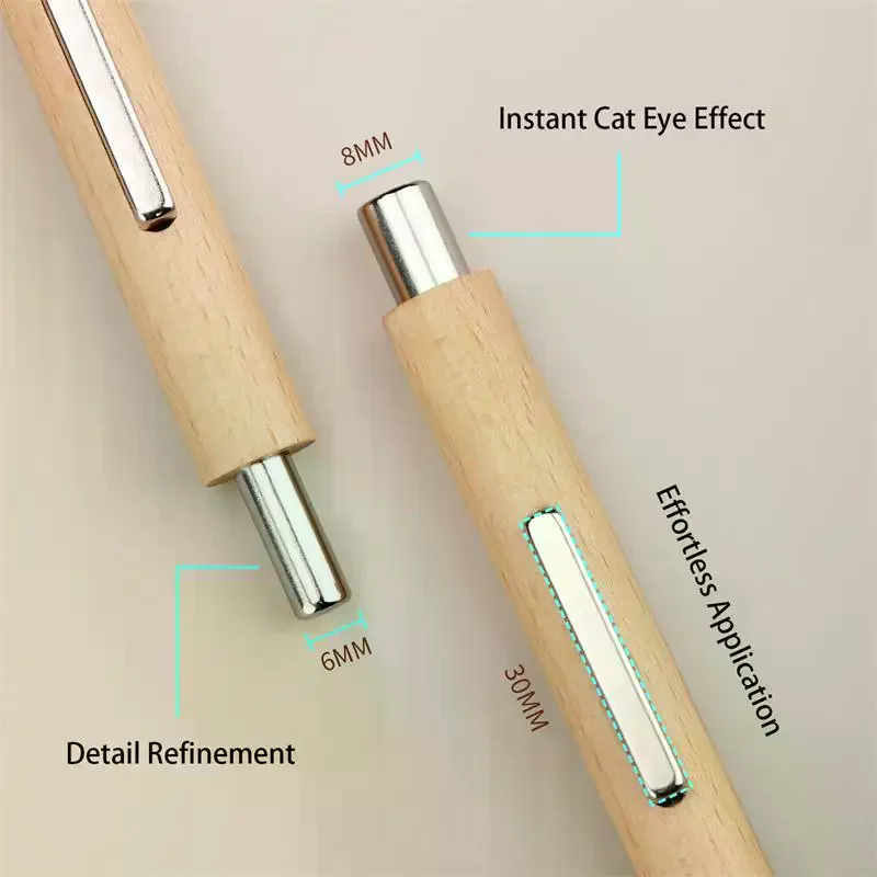3 In 1 Multi-function Cat Eye Magnet For Nail Art Strong Thick Magnetic Stick Large Cylindrical Nail Tool Manicure DIY