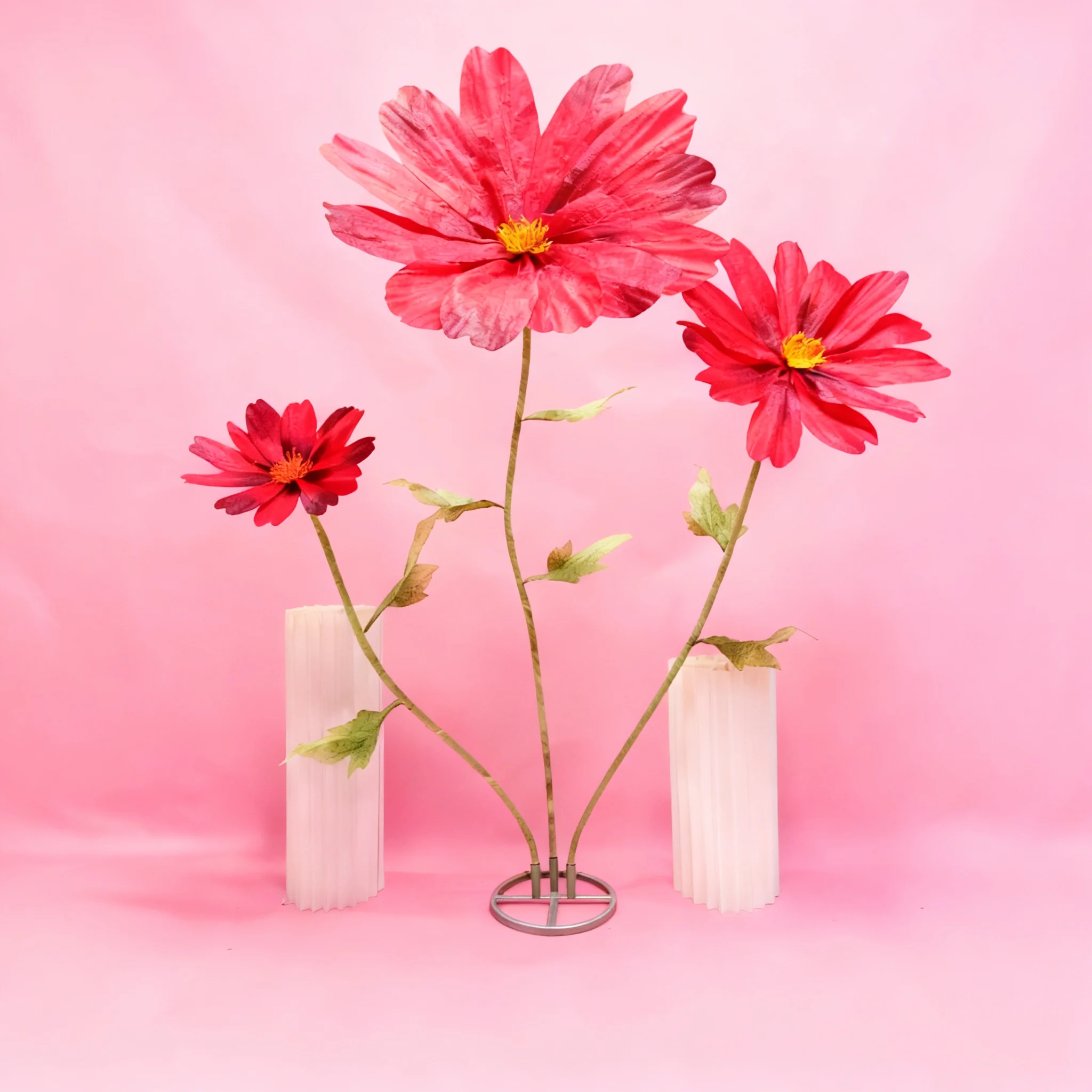 Waterproof Large Road Lead Flower Foam Artificial Flowers Home Layout Ornaments Wedding Backdrop Props Garden Decoration Window