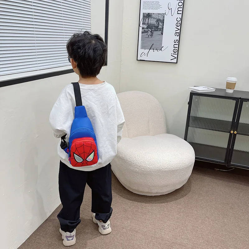 Boy's Handsome Chest Bag 2023 New Fashion Accessories Children Bag Boy Crossbody Bag Trendy Design Kids Bag Baby Shoulder Bag