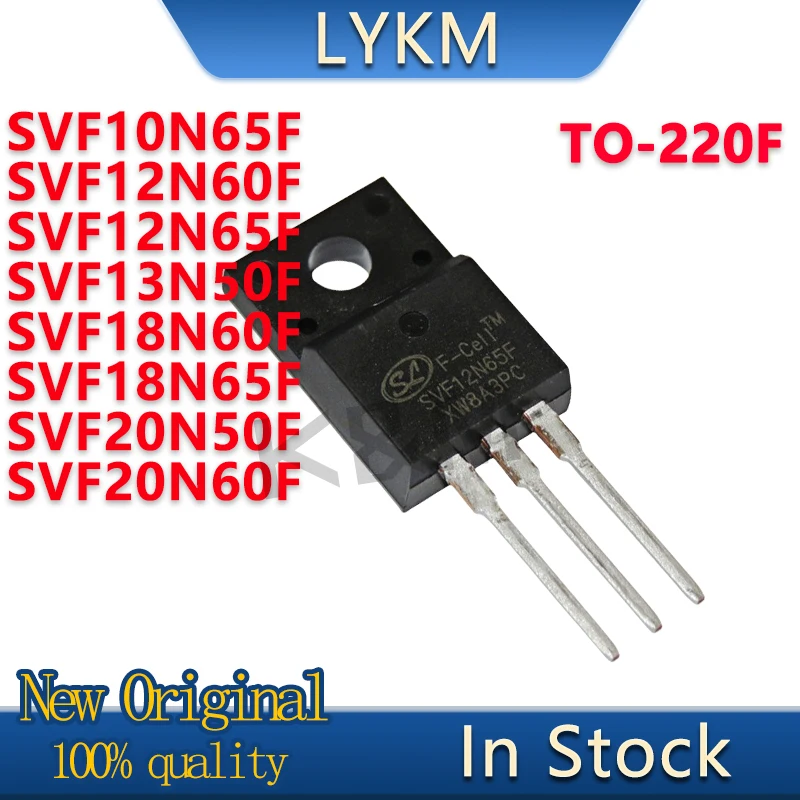 10/szt. Nowy oryginalny SVF10N65F SVF12N60F SVF12N65F SVF13N50F SVF18N60F SVF18N65F SVF20N50F SVF20N60F TO-220F w magazynie