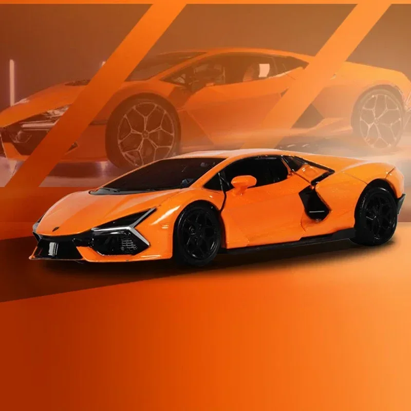 

Моделирование масштаба 1/36 миниатюрная Voiture Of Lamborghini Revuelto Коллекционная металлическая литая игрушка-автомобиль для детей и мальчиков подарок на день рождения