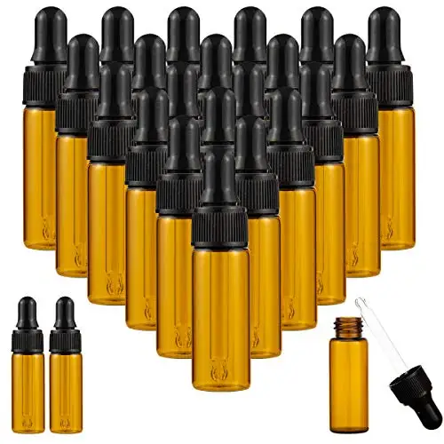 

50 шт. 1 мл прозрачные стеклянные бутылочки с мини-капельницей для образцов, косметические Пустые контейнеры «сделай сам», дорожные эфирные масла для духов и жидкости