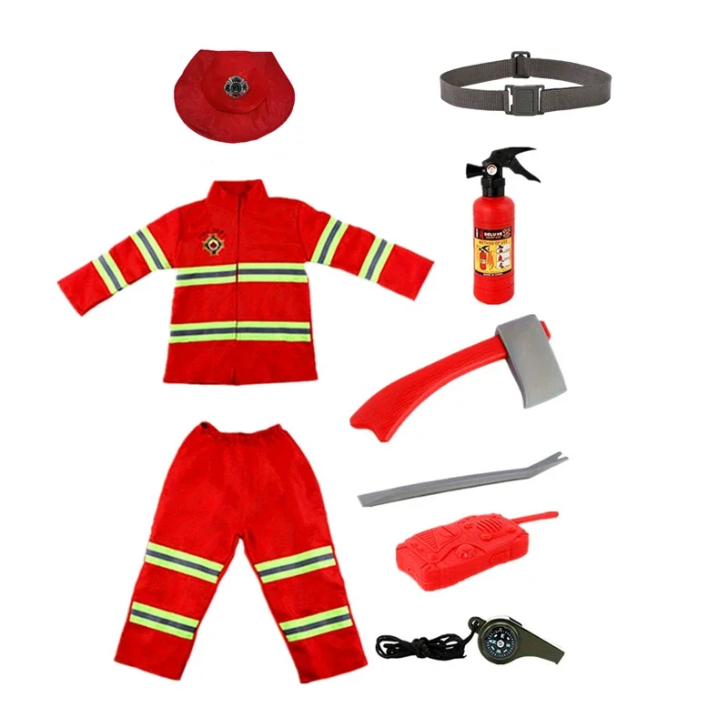 conjunto-de-fantasia-de-bombeiro-vermelha-e-azul-para-criancas-com-equipamento-de-brinquedo-realista-ideal-para-brincadeiras-de-faz-de-conta-festas-e-apresentacoes-de-fim-de-ano-para-meninos-e-meninas