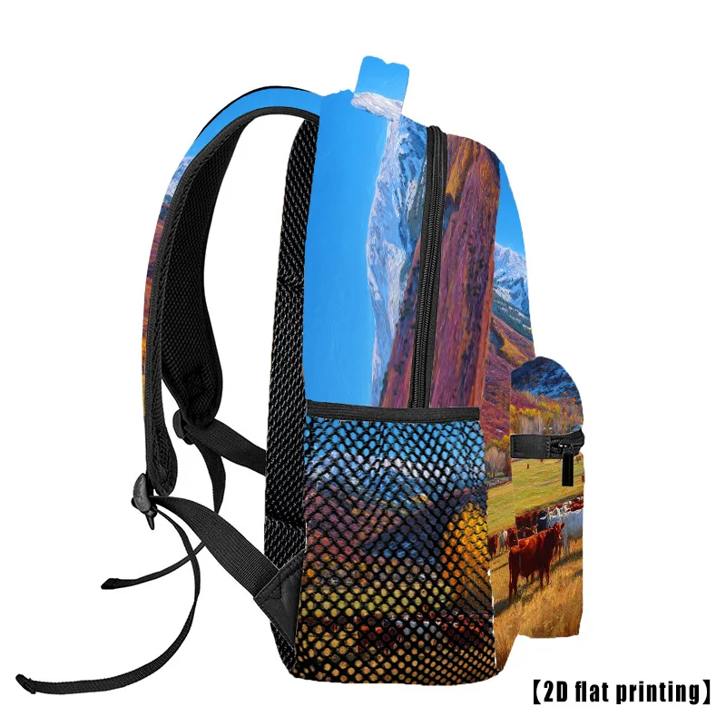 Hereford Cattle, Travel-Friendly Casual Backpack, Large Backpack, Professional Bag Suitable for Everyone Travel Business