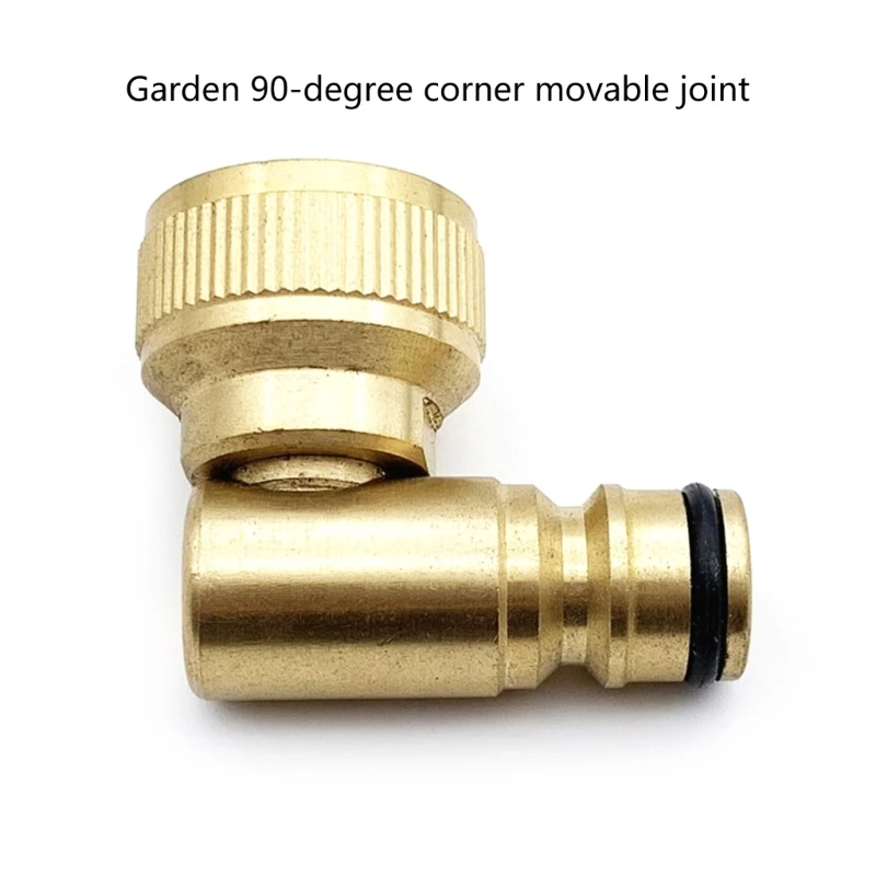 Vườn Sân 3/4 "90° Khuỷu Tay Bằng Đồng Kết Nối Nhanh Vườn Tập Adapter Ren Dropshipping