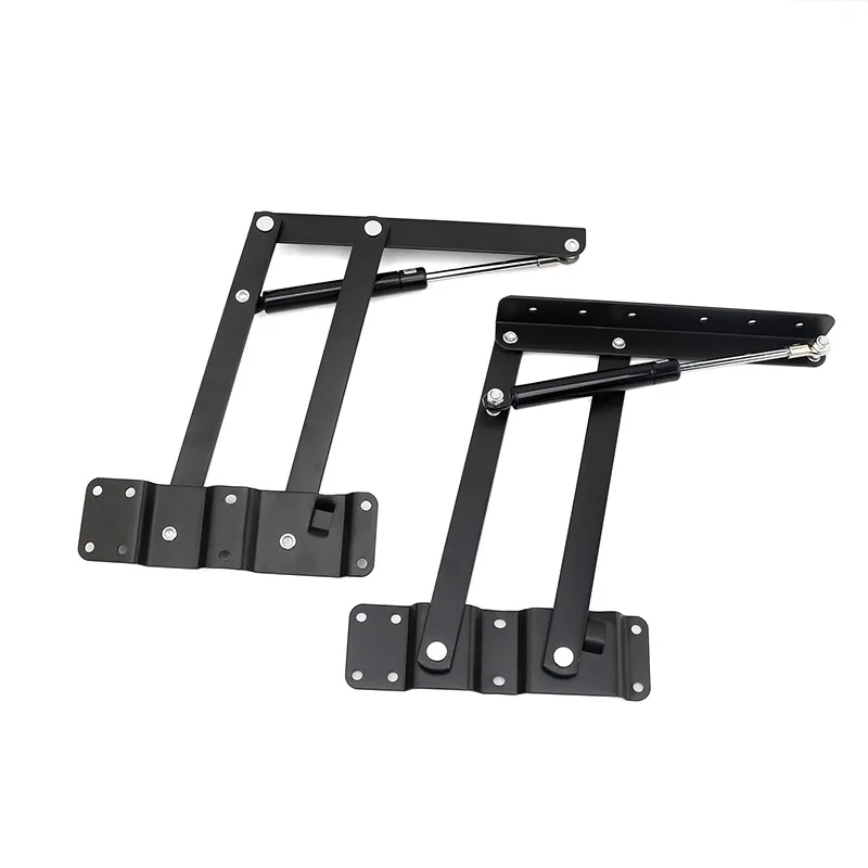 2Pcs Foldable Desktop Lifting Frame, Furniture Mechanical Device Hardware Accessories, Furniture Lifting Folding Cabinet Hinges