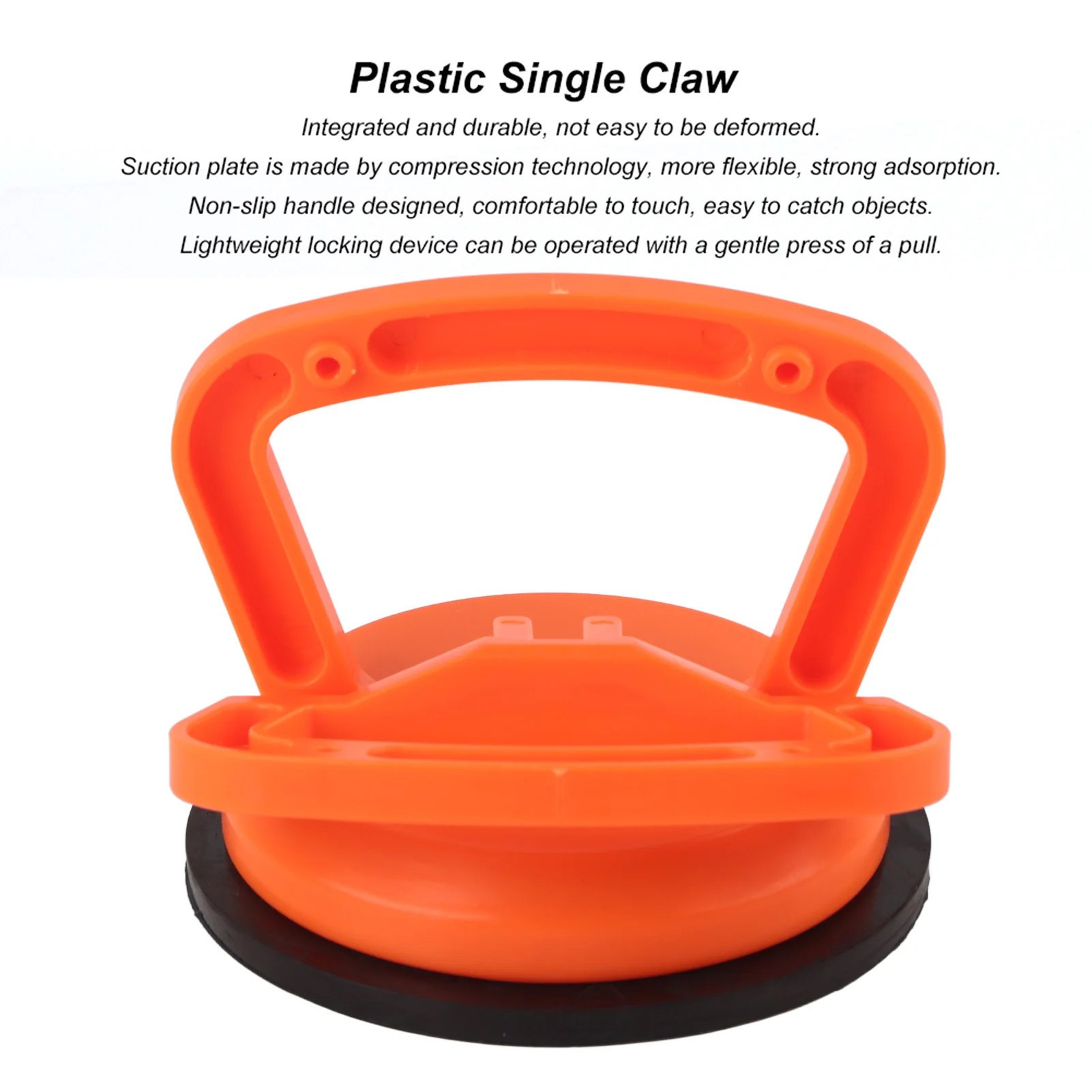 

Vacuum Strong Suction Cup 50kg/110.2lbs Glass Lifter Puller Plastic Single Claws for Floor Ceramic Tiles Suction Moving Tool