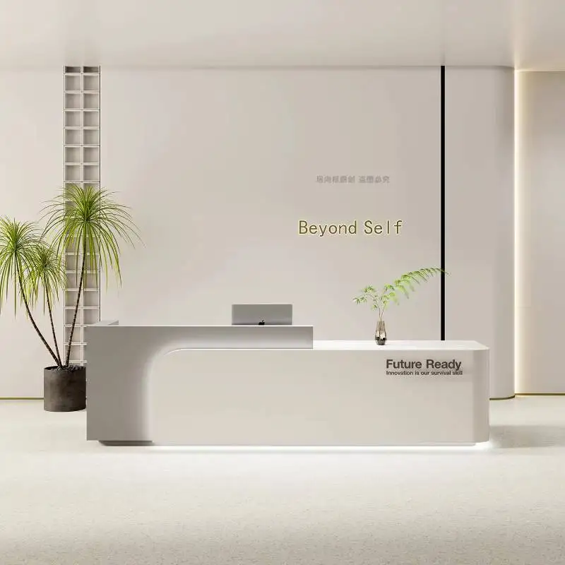 

Luxury Clinic Reception Counter Beauty Modern Cosmetic Shop Reception Counter Clothing Shop Toonbank Receptie Toonbank Furniture