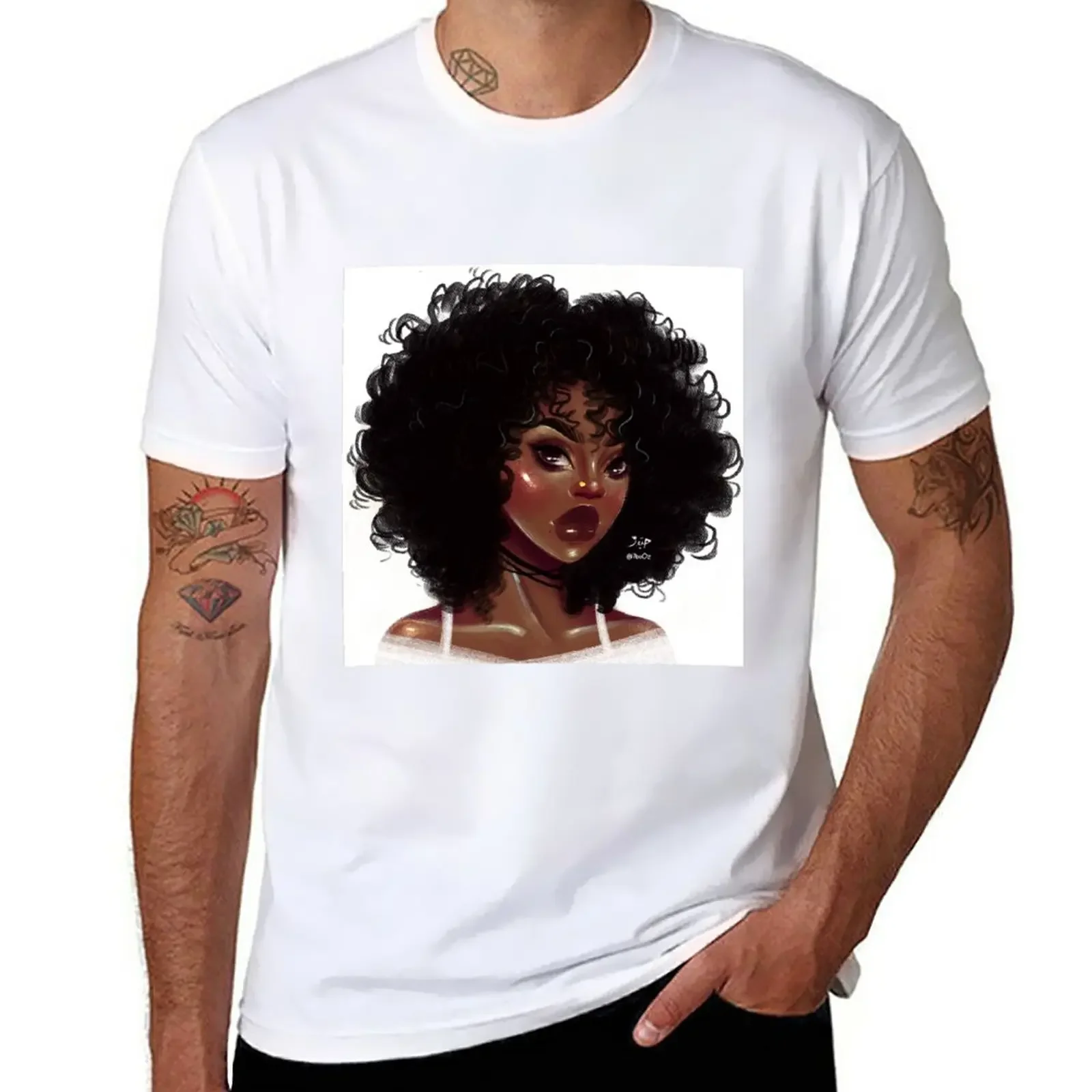 Curly Girl 3 T-Shirt blanks shirts graphic tees fruit of the loom mens t shirts