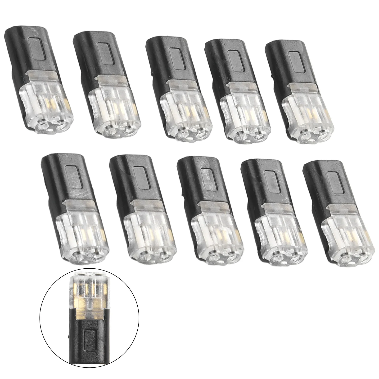Butt-mating 2Pin Cable Wire Tools Household Imported Polycarbonate 20A 22.1*9.7*6mm 300V Accessories Applicance