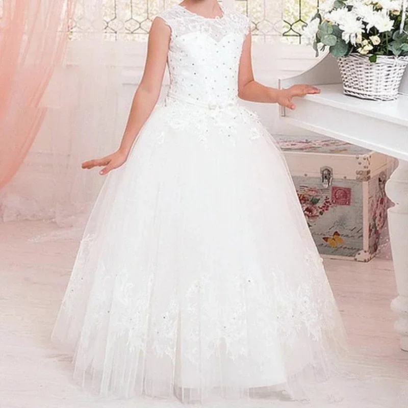 

Flower Girl Dresses For Wedding Halloween Easter Birthday Princess Dress Communion Party Prom Pageant Gown