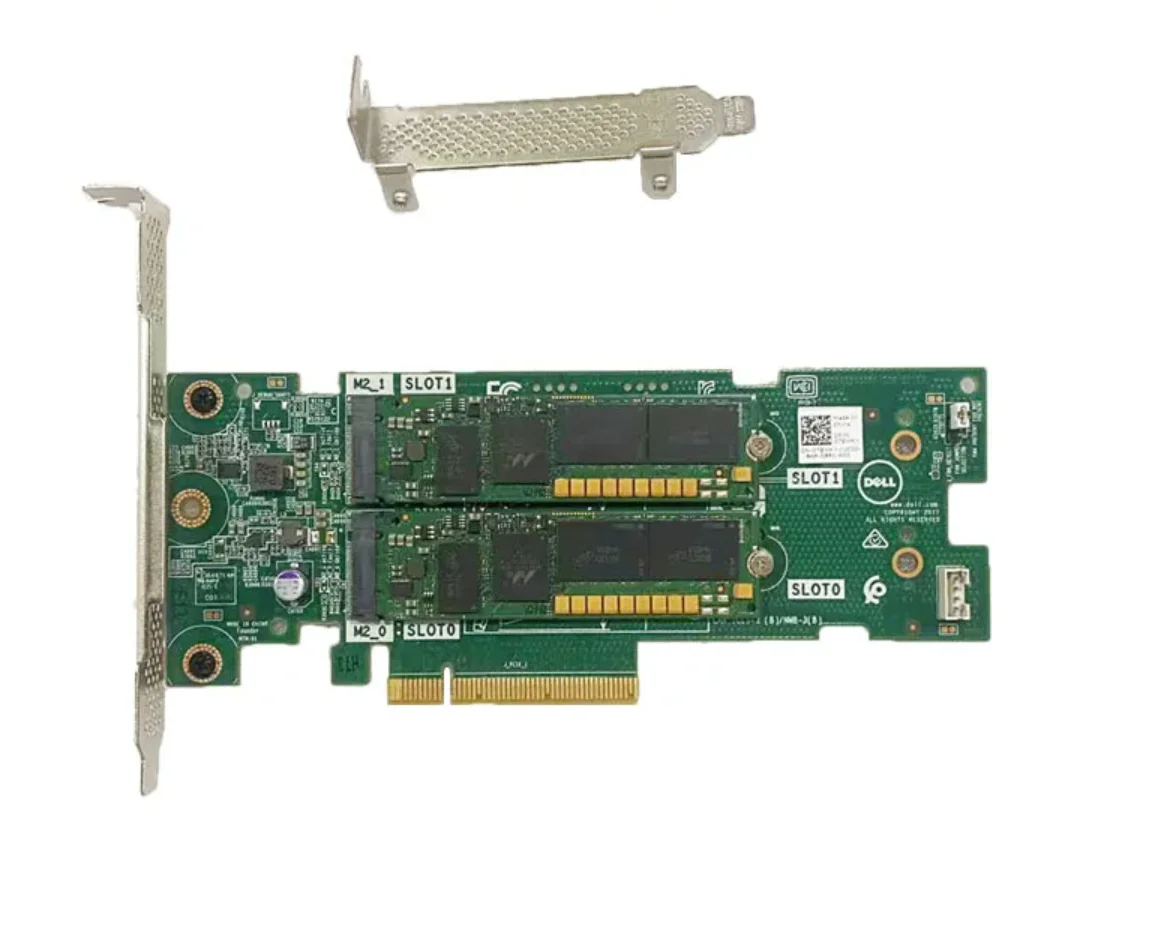 تقريبا جديد Dell Boss-S1 التمهيد تحسين التخزين عالية المستوى المزدوج M.2 بطاقة محول M7W47 0M7W47 61F54 061F54 7Hyy4 07Hyy4 #2