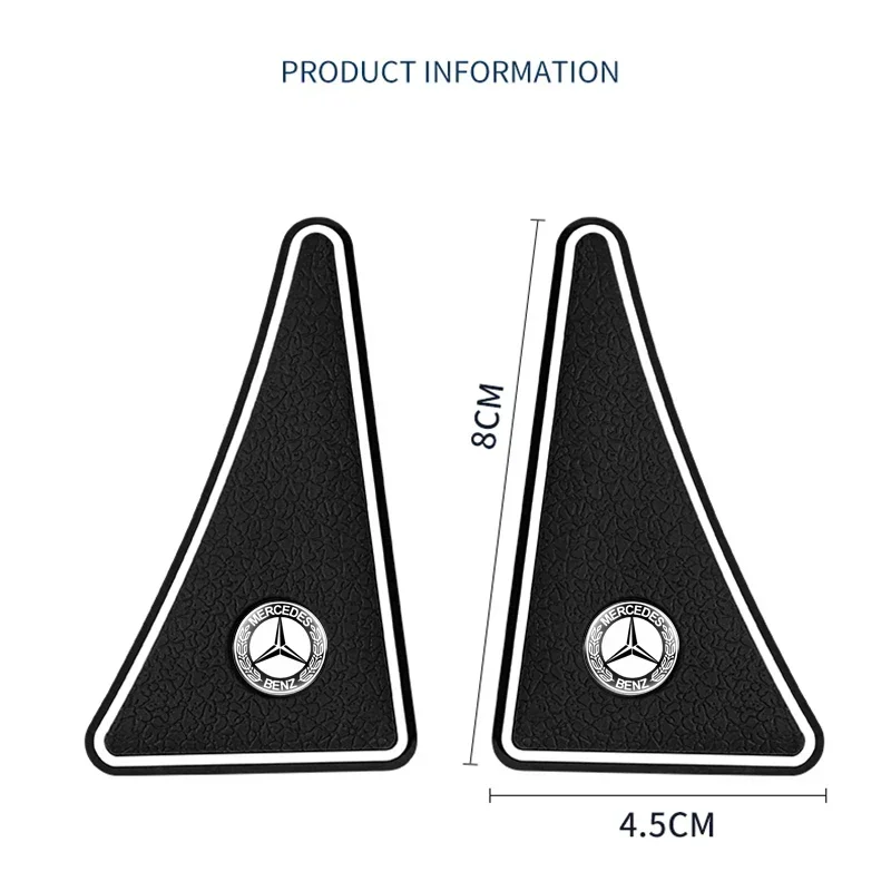 2 قطعة/المجموعة باب السيارة حامي المضادة للتصادم قطاع ملصق غطاء الزاوية اكسسوارات لمرسيدس بنز W211 W204 W210 CLA GLA