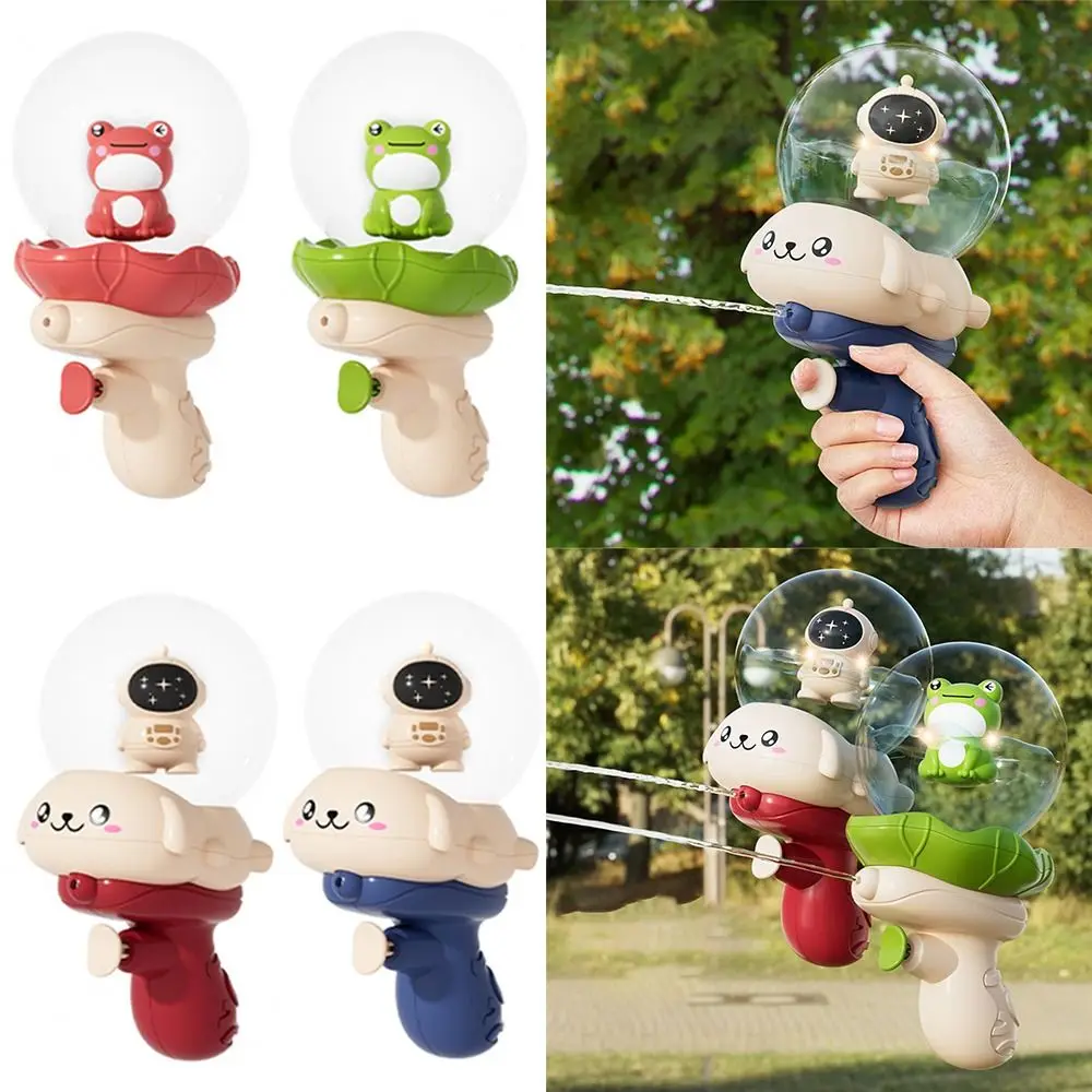 

Забавные игрушки для распыления воды, 250 мл, мультяшные игрушки с легкой водой, зеленая, красная лягушка, водяные игрушки, летняя игрушка