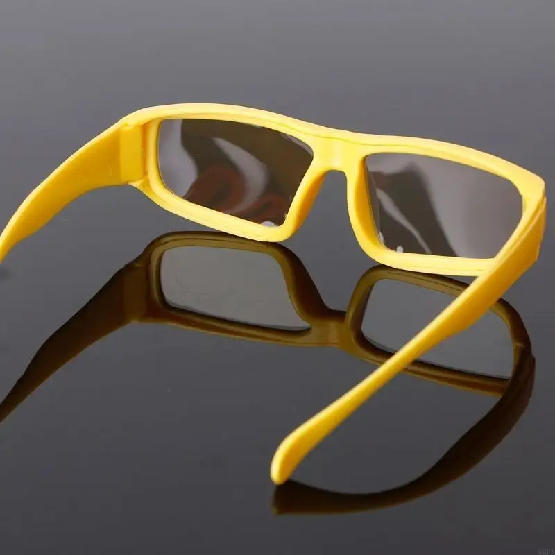 Q6PA Kids Polarized Passive 3D Glasses Stereo Glasses for TV Real D 3D Cinemas