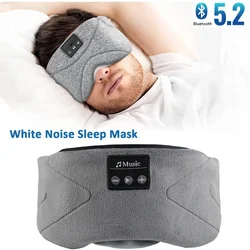 2023 New 3D Stereo Sleep Eye Mask Ice-Feeling Breathable Bluetooth Sleep Eye Mask Headphones Extra Soft Blackout 20 White Noise