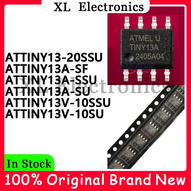 Attiny13a программирование (adc) купить от 19,00 руб. Активные компоненты на 1rub.ru