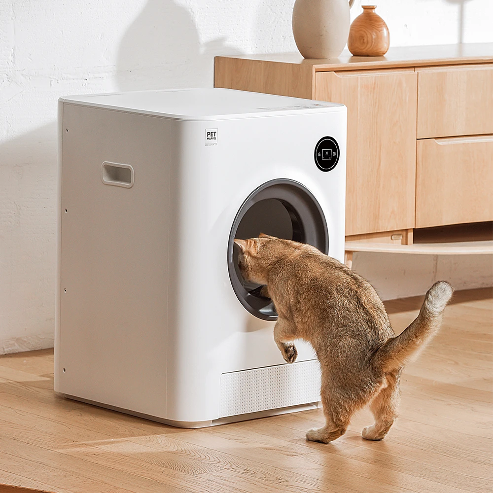 

2022 Pet Self-cleaning Cat . Box Automatically International Global Version 100% Work With App