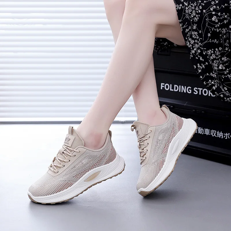 2025 NEW Casual Running Summer Fashion Anti Slip Hiking Mesh Breathability Athletic Shoe Tennis Woman Trend Woman Sneakers