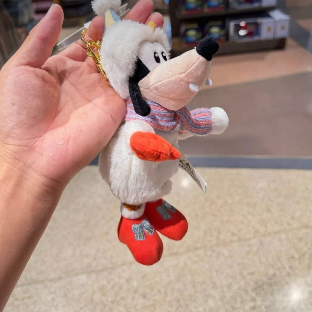 Miniso Disney wycofany z produkcji Zimowy Bałwanek Seria Goofy Goof kawaii Latająca Lalka Zawieszka Prezent Świąteczny Lalka Prezent Świąteczny