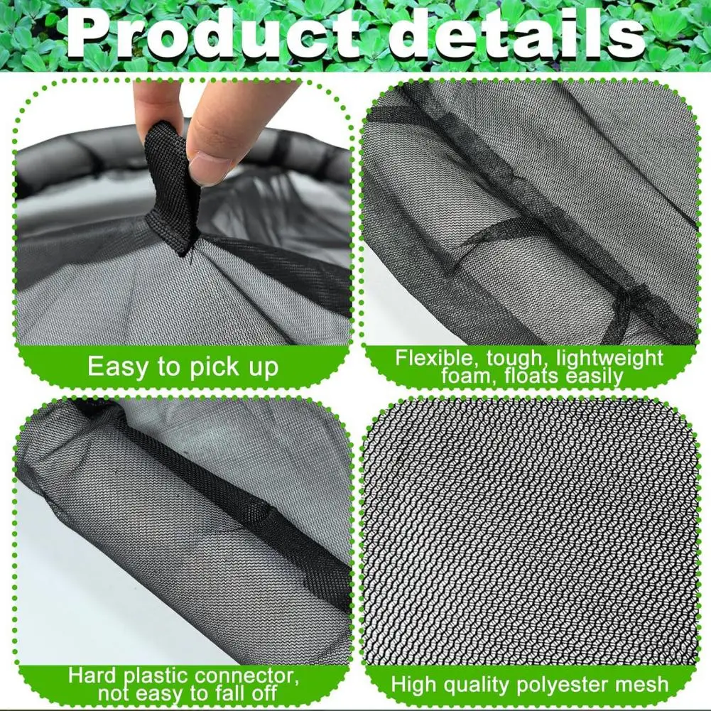 Aquatic Plant Basket Floating Plant Protector Net Fine Mesh Fish Barrier Pond Safety Guard Netting for Aquatic Plants Gardeners