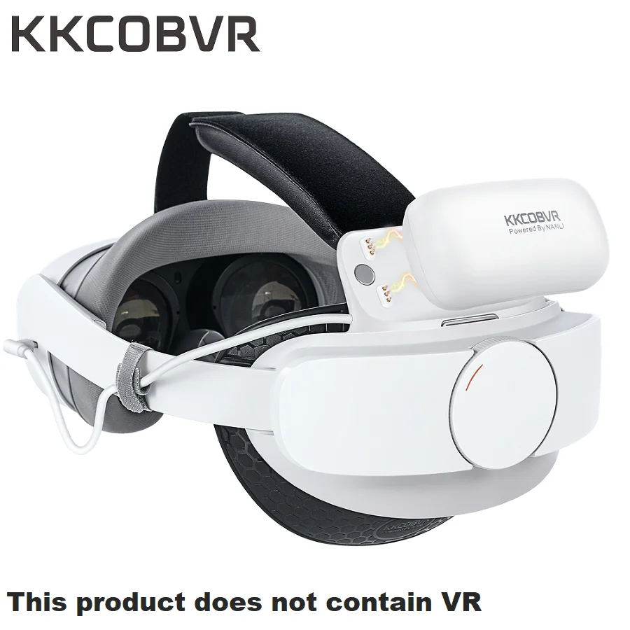 KKCOBVR P4 ピコ 4 バッテリーエリートストラップ 10000mAh 磁気吸収
