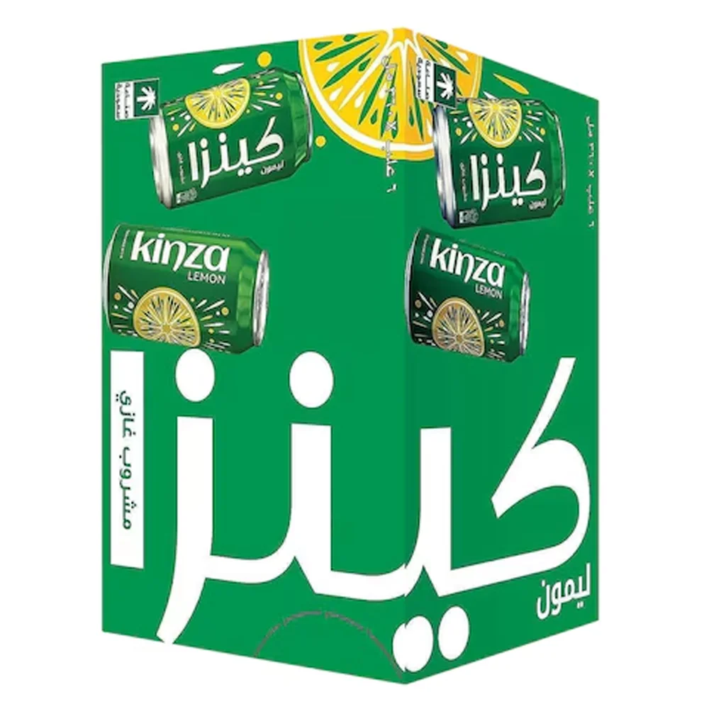 Kenza latas de limón para refrescos, 6 × 360 ml