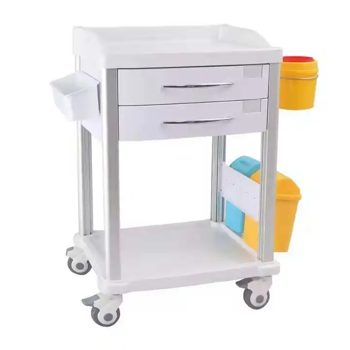 HH/ZLC-373 ABS Plastic Hospital Anaesthesia Treatment TrolleyMedicine Emergency Trolley cart