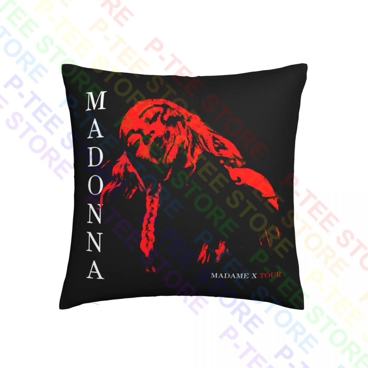 Spring Madonna Madame X Tour I Rise Itinerary Throw Pillow Cover Pillowcase Creative Ultra Soft Top Quality