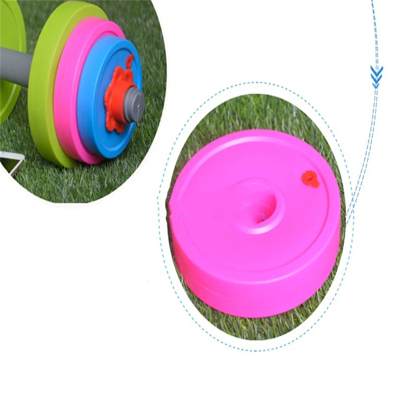 Children's Dumbbell Toy Sensory Training Equipment Children's Weightlifter Barbell Toy Set Dumbbell Toy Set