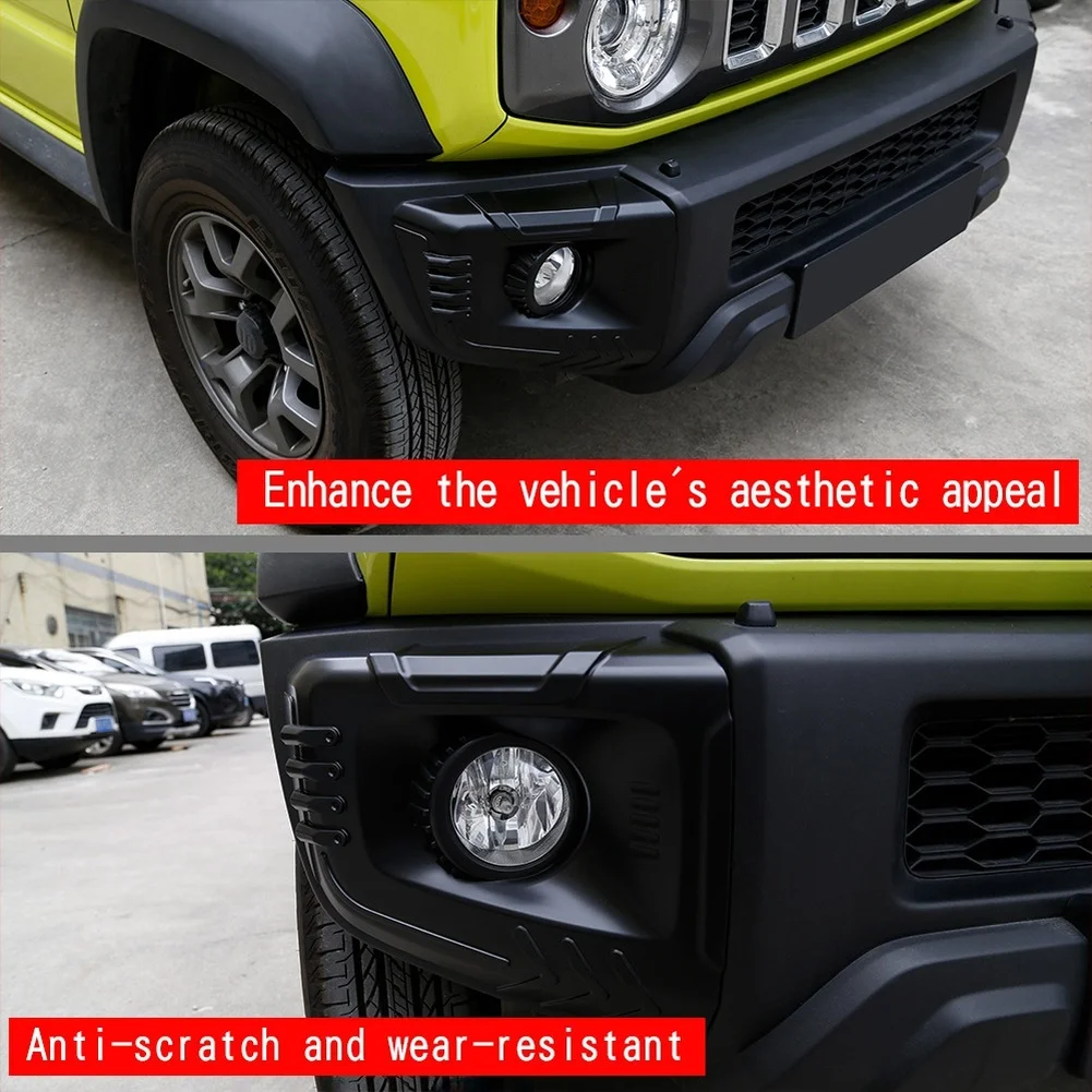 ABS Plastic Front Bumper Bar Wrap Corner Fog Light Lamp Cover for Suzuki For Jimny 2025 with Precision Engineering