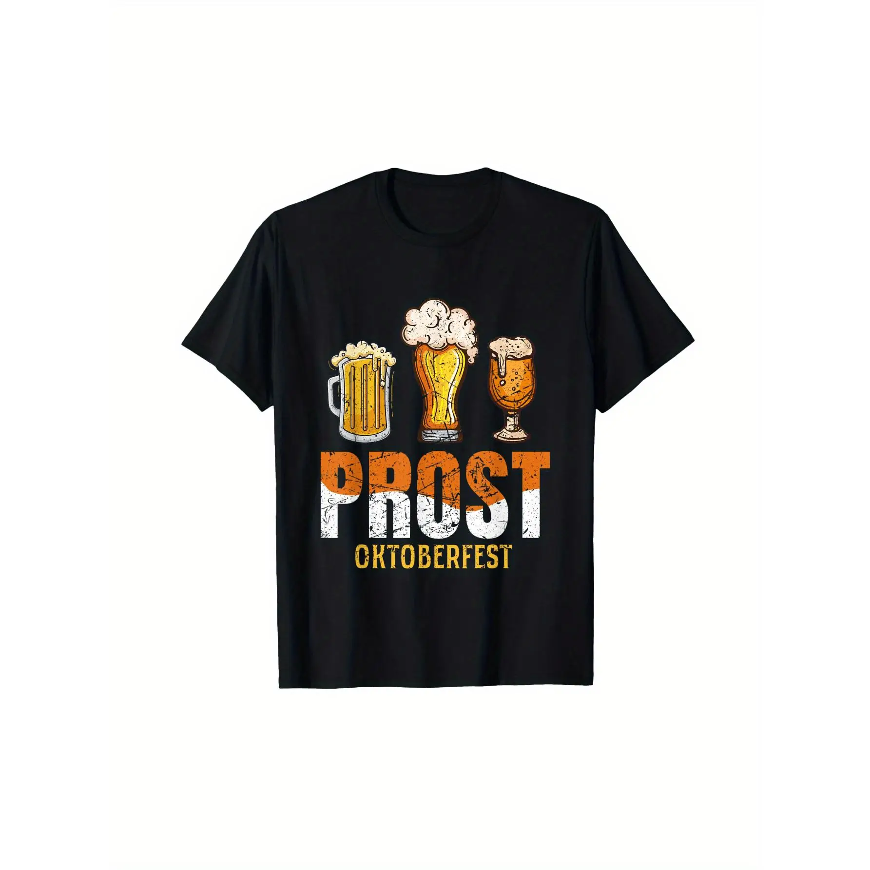 

Prost Oktoberfest T-shirt Men Women's German Beer Lover Graphic Tee Beer Drinking Gift Top Bavarian Beer Festival Outfit
