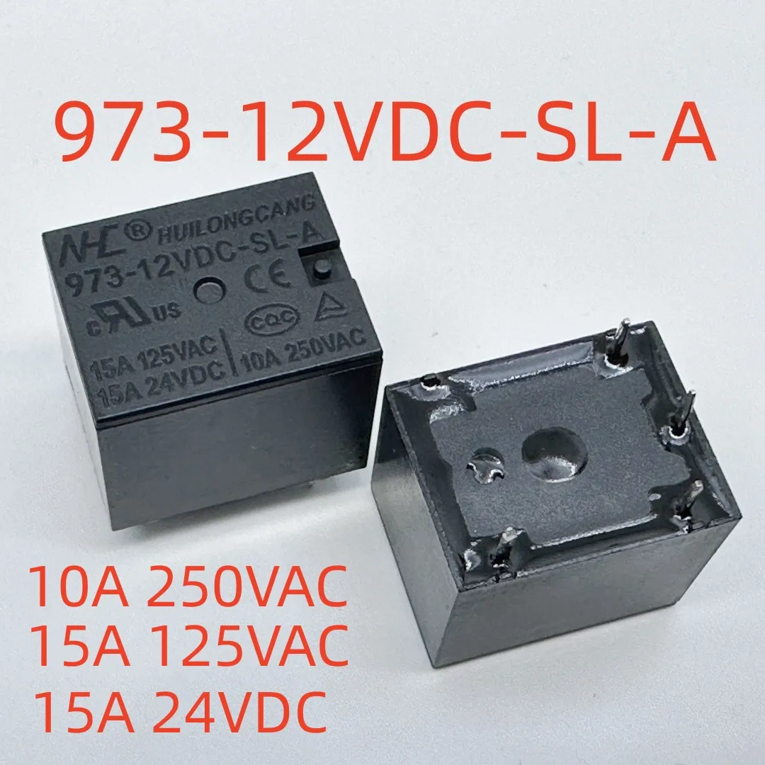 New 973-5VDC-SL-A;973-9VDC-SL-A;973-12VDC-SL-A;973-24VDC-SL-A;(T73A-10A/12A/15A) Relay 4pins