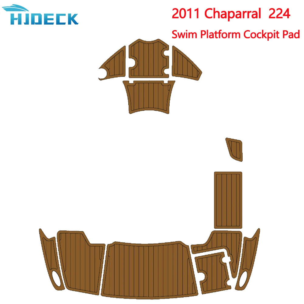 

2011 Chaparral 224 Traction Mat Foot Pad Self Adhesive Sport Cockpit Swimming platform Cockpit Pad Customizable