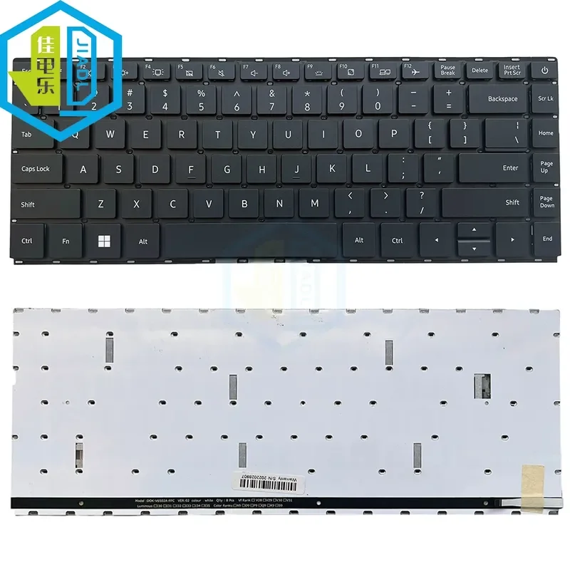 Clavier de remplacement pour ordinateur portable JDL applicable Mechanical Revolution Unbounded 14-5BB4U 14-7BB4U, clavier intégré