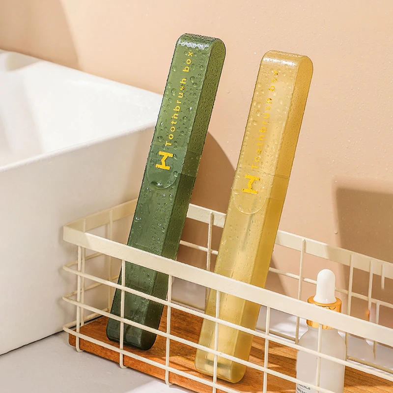 1pc Health Tooth Brushes Protector Packaging Storage Box Portable Travel Toothbrush Tube Cover Case Toothbrush Protect Box