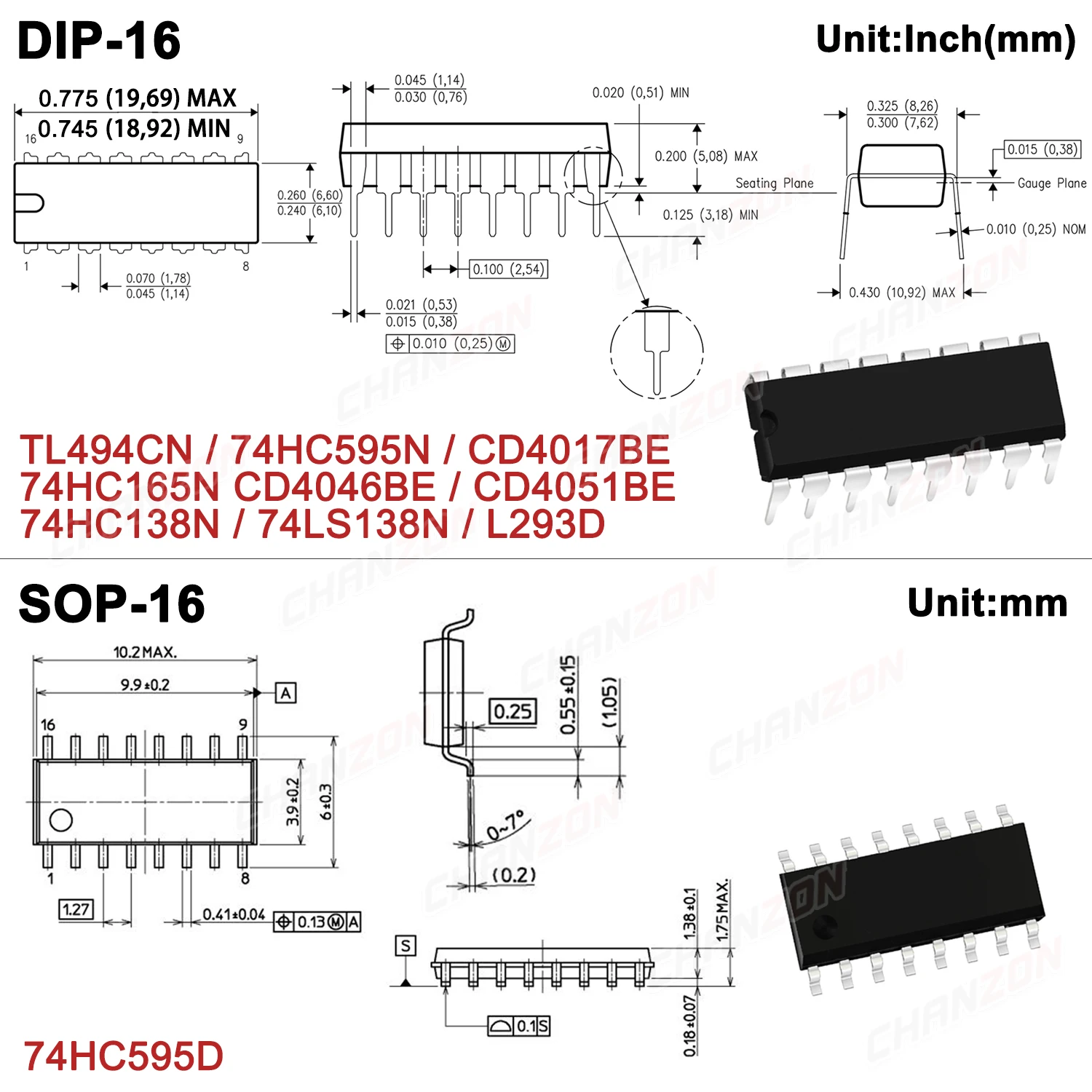 10PCS Motor Driver IC Chip Integrated Circuit L293d 74hc595 Tl494 Cd4017 74hc165 Cd4051 74hc 74ls Tl494cn Cd4046 Sn74hc165 L293