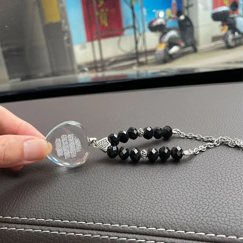 Muslim black beads crystal quran Vanyakad car pendant car hanging Ramadan gift