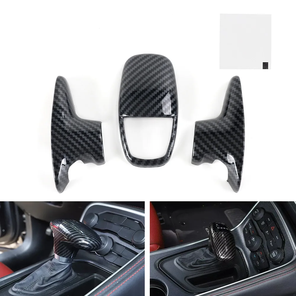 Shift Knob & Interior Trim for 2015-2023 Dodge Charger Challenger Durango - Custom Upgrade Kit