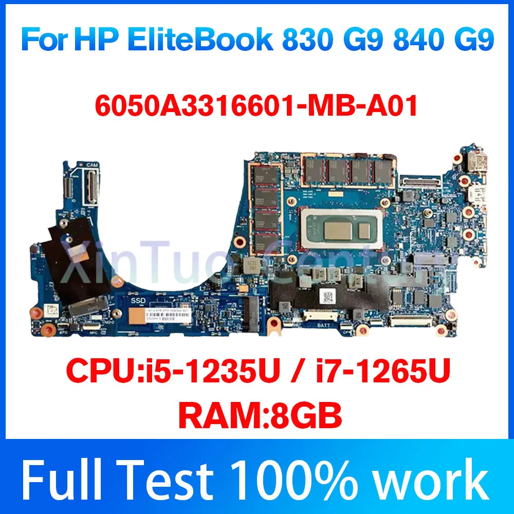 

6050A3316601 для HP EliteBook 830 G9 840 G9 материнская плата для компьютера портативная материнская плата для ноутбука muslimex с процессором I5/I7